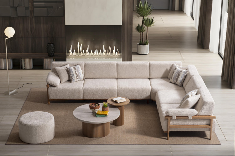Adore Corner Sofa (352x275) - Enka Home - Enkahome -  Online Furniture Store Inegol Furniture