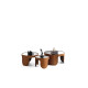 Alvonet Walnut Coffee Table Set - Enka Home - Enkahome - Online Furniture Store Inegol Furniture Alvonet Walnut Coffee Table Set - Enka Home - Enkahome - Online Furniture Store Inegol Furniture