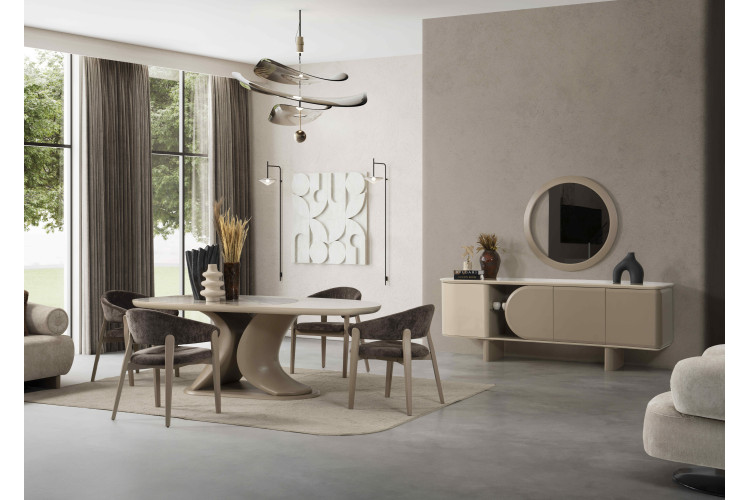 Ensemble de salle à manger Assos - Enka Home - Enkahome -  Magasin de meubles en ligne | Meubles Inegol