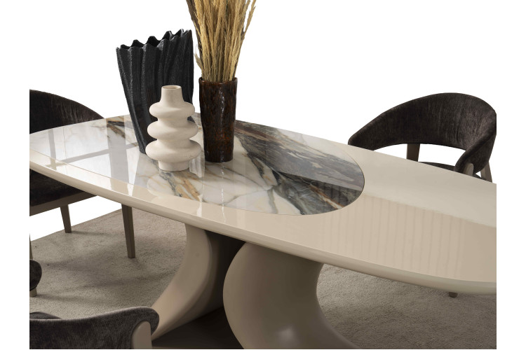 Ensemble de salle à manger Assos - Enka Home - Enkahome -  Magasin de meubles en ligne | Meubles Inegol