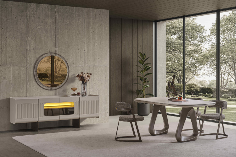 Ensemble de salle à manger Atlas - Enka Home - Enkahome -  Magasin de meubles en ligne | Meubles Inegol