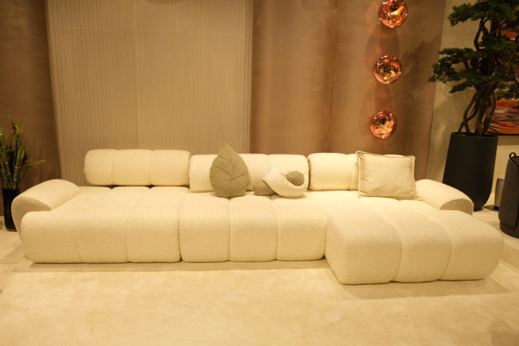 Ayra Corner Sofa (360x130) - Enka Home - Enkahome -  Online Furniture Store Inegol Furniture