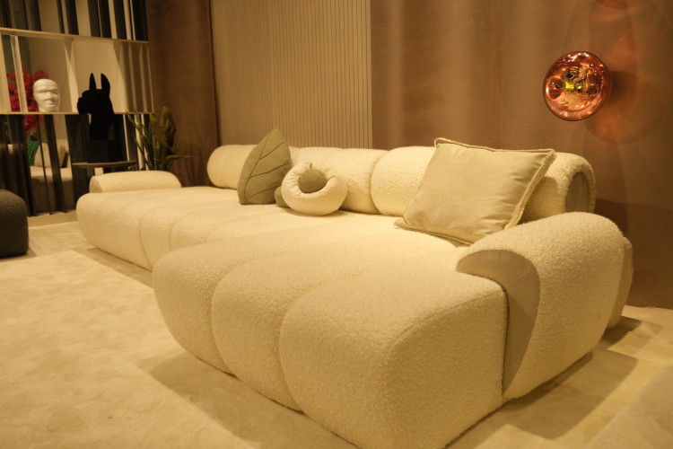 Ayra Corner Sofa (360x130) - Enka Home - Enkahome -  Online Furniture Store Inegol Furniture