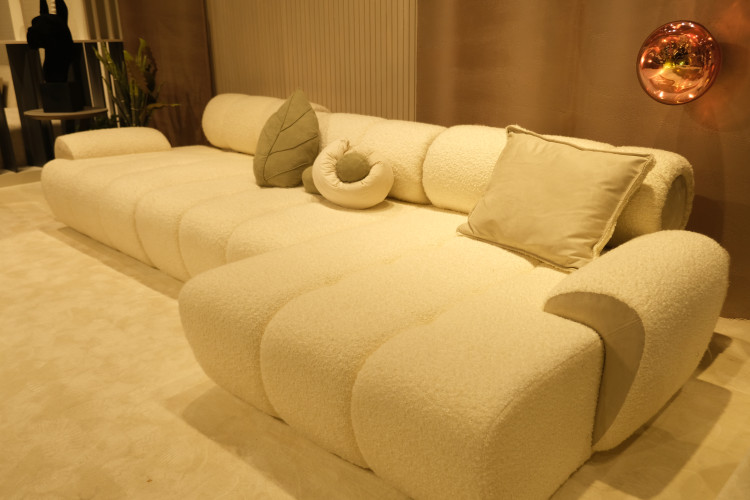 Ayra Corner Sofa (360x130) - Enka Home - Enkahome -  Online Furniture Store Inegol Furniture