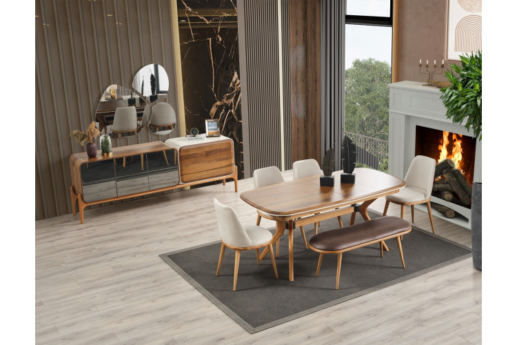 Bellagio Dinner Table - Enka Home - Enkahome -  Online Furniture Store Inegol Furniture