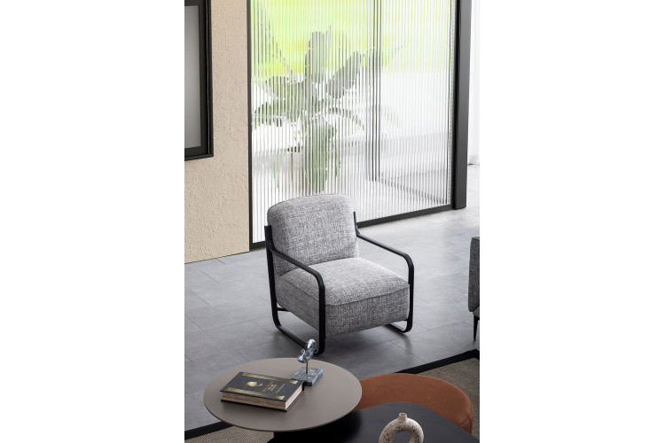 Bianca Silver Armchair - Enka Home - Enkahome -  Online Furniture Store Inegol Furniture