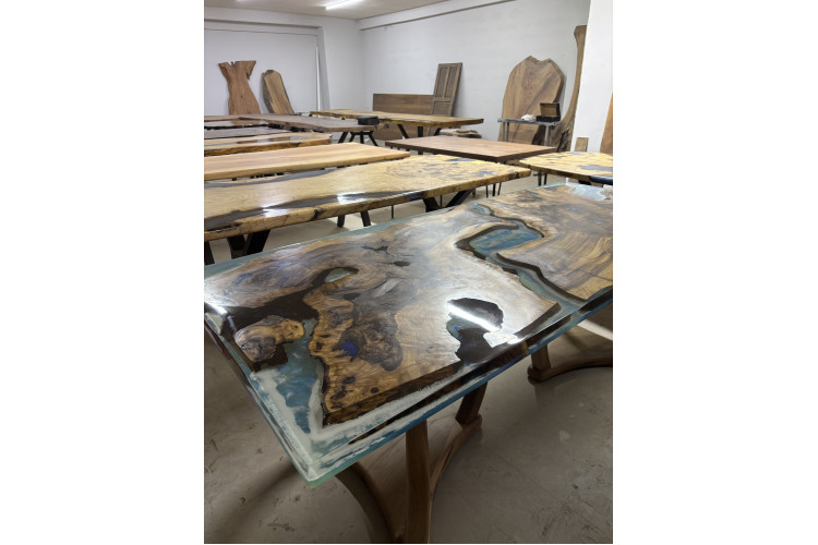 Blueva Epoxy Table - Enka Home - Enkahome - Online Furniture Store Inegol Furniture Blueva Epoxy Table - Enka Home - Enkahome - Online Furniture Store Inegol Furniture