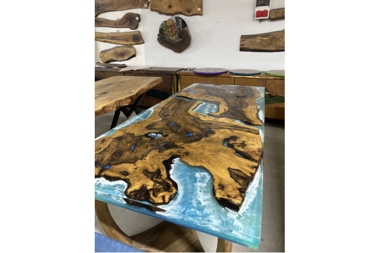Blueva Epoxy Table - Enka Home - Enkahome - Online Furniture Store Inegol Furniture Blueva Epoxy Table - Enka Home - Enkahome - Online Furniture Store Inegol Furniture