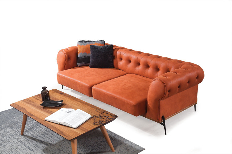 Briva Three Seater Sofa - Enka Home - Enkahome -  Online Furniture Store Inegol Furniture