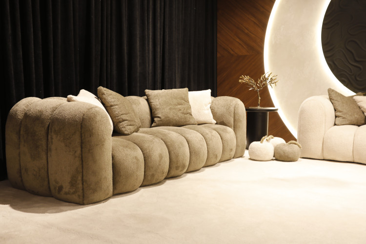 Bubble Three Seater Sofa - Enka Home - Enkahome -  Online Furniture Store Inegol Furniture