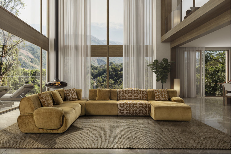Camille Corner Sofa (300x390x170) - Enka Home - Enkahome -  Online Furniture Store Inegol Furniture