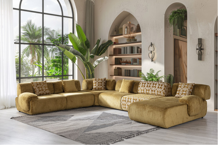 Camille Corner Sofa (300x390x170) - Enka Home - Enkahome -  Online Furniture Store Inegol Furniture