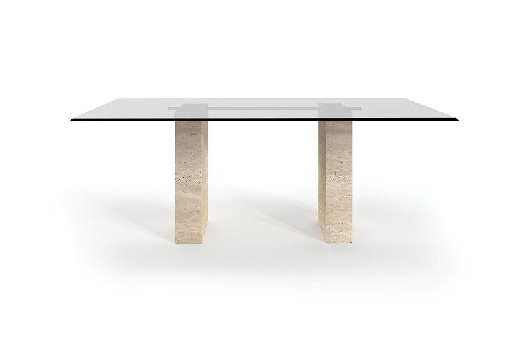 Cavalli Travertine Table - Enka Home - Enkahome -  Online Furniture Store Inegol Furniture