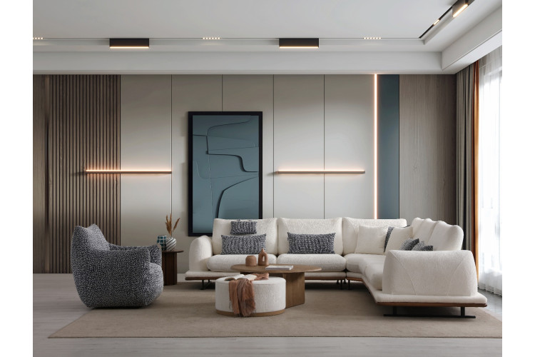 Cineva Corner Sofa Set (335x245) - Enka Home - Enkahome -  Online Furniture Store Inegol Furniture