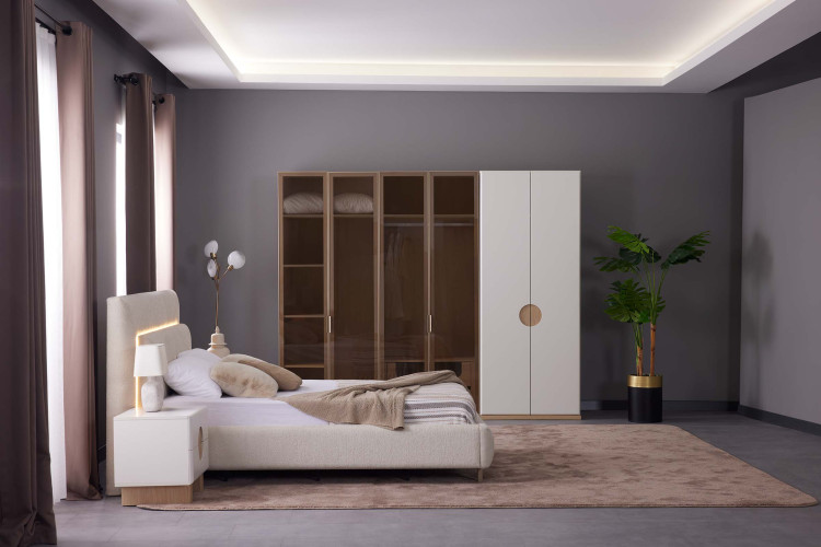 Clara Wardrobe - Enka Home - Enkahome -  Online Furniture Store Inegol Furniture