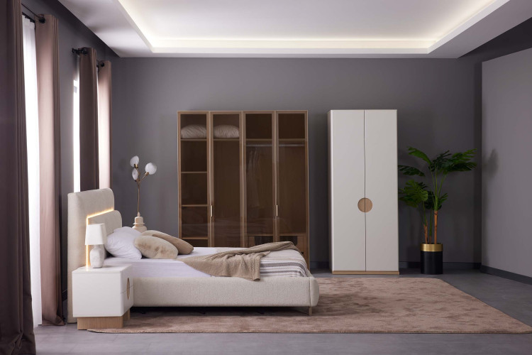 Clara Wardrobe - Enka Home - Enkahome -  Online Furniture Store Inegol Furniture