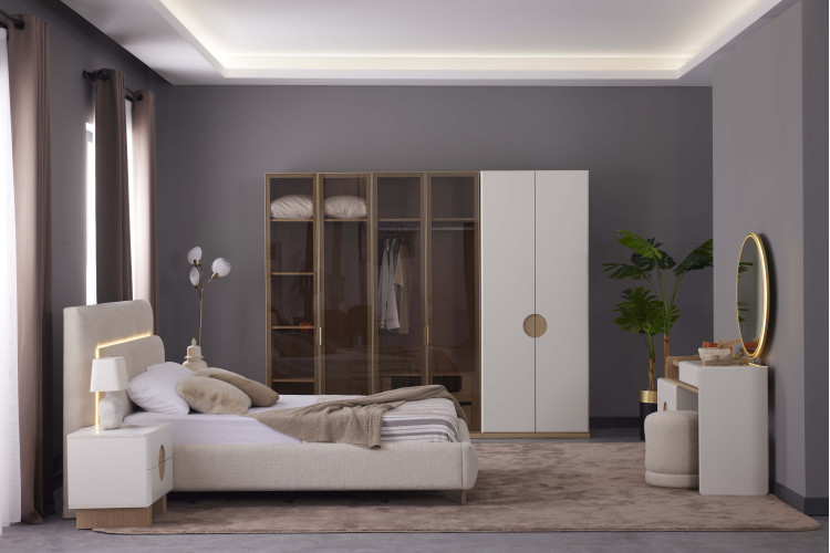 Clara Wardrobe - Enka Home - Enkahome -  Online Furniture Store Inegol Furniture