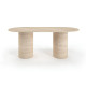 Dante Travertine Table - Enka Home - Enkahome -  Online Furniture Store Inegol Furniture