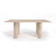 Dora Travertine Table - Enka Home - Enkahome -  Online Furniture Store Inegol Furniture