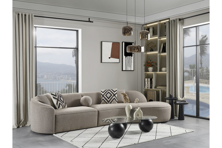 Elegance Corner Sofa (310x90) - Enka Home - Enkahome - Online Furniture Store Inegol Furniture Elegance Corner Sofa (310x90) - Enka Home - Enkahome - Online Furniture Store Inegol Furniture