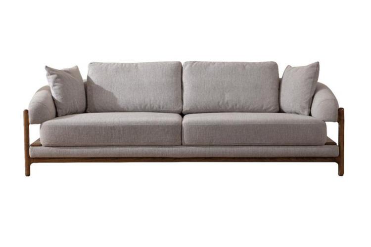 Ellas Cream Three Seater Sofa - Enka Home - Enkahome -  Online Furniture Store Inegol Furniture