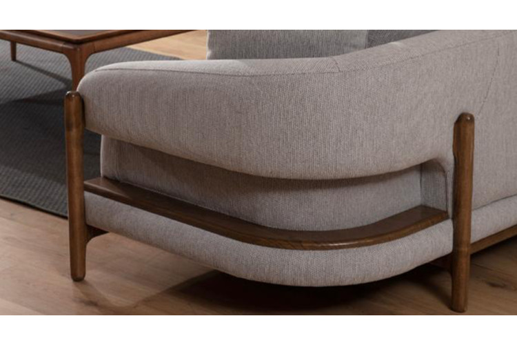 Ellas Cream Three Seater Sofa - Enka Home - Enkahome -  Online Furniture Store Inegol Furniture