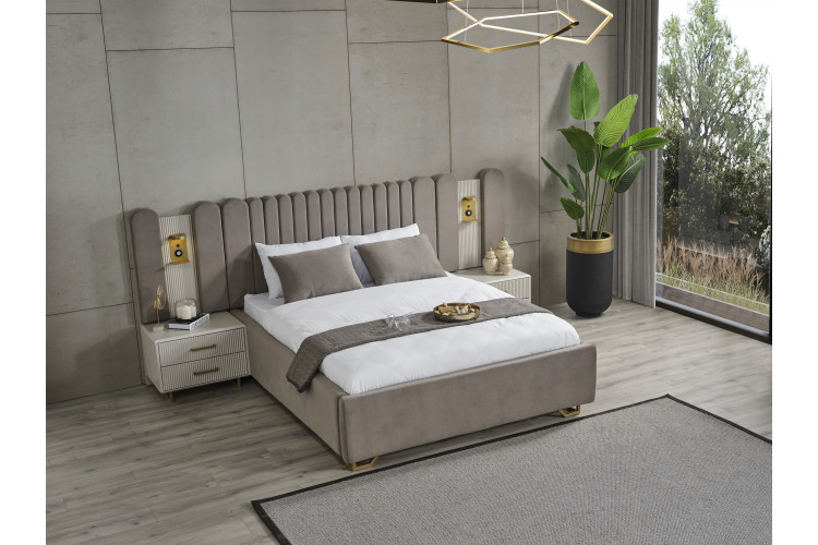 Gold Lensi Bedroom Set - Enka Home - Enkahome -  Online Furniture Store Inegol Furniture