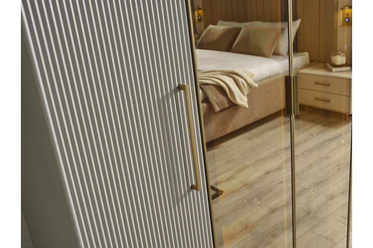 Gold Lensi 6 Door Wardrobe - Enka Home - Enkahome - Online Furniture Store Inegol Furniture Gold Lensi 6 Door Wardrobe - Enka Home - Enkahome - Online Furniture Store Inegol Furniture