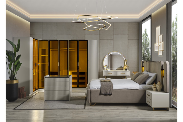 Gold Lensi Bedroom Set - Enka Home - Enkahome - Online Furniture Store Inegol Furniture Gold Lensi Bedroom Set - Enka Home - Enkahome - Online Furniture Store Inegol Furniture