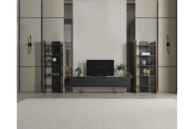 Greyder Black Tv Unit - Enka Home - Enkahome - Online Furniture Store Inegol Furniture Greyder Black Tv Unit - Enka Home - Enkahome - Online Furniture Store Inegol Furniture