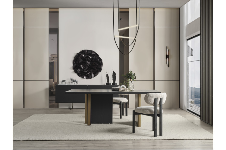 Greyder Black Diningrom Set - Enka Home - Enkahome -  Online Furniture Store Inegol Furniture