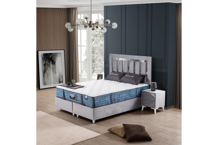 Icelia Box Spring and Headboard Set - Enka Home - Enkahome -  Online Furniture Store Inegol Furniture