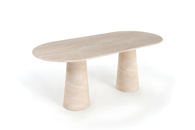 Liya Travertine Table - Enka Home - Enkahome - Online Furniture Store Inegol Furniture Liya Travertine Table - Enka Home - Enkahome - Online Furniture Store Inegol Furniture