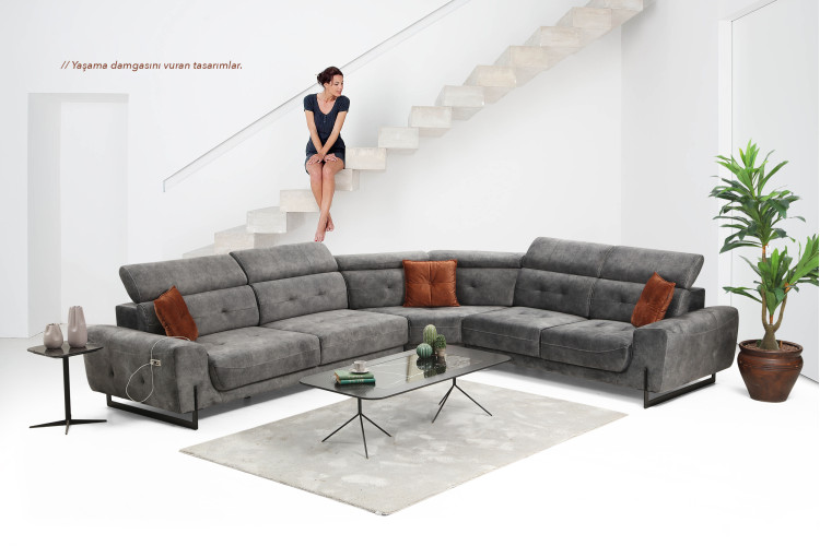 Lora Corner Sofa (335x300) - Enka Home - Enkahome - Online Furniture Store Inegol Furniture Lora Corner Sofa (335x300) - Enka Home - Enkahome - Online Furniture Store Inegol Furniture