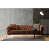 Merlin Leather Three Seater Sofa