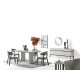Oniks Dinner Table - Enka Home - Enkahome -  Online Furniture Store Inegol Furniture
