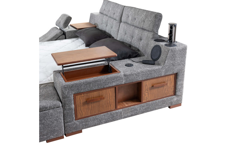 Prestige Life Smart Bed (160*200) - Enka Home - Enkahome -  Online Furniture Store Inegol Furniture