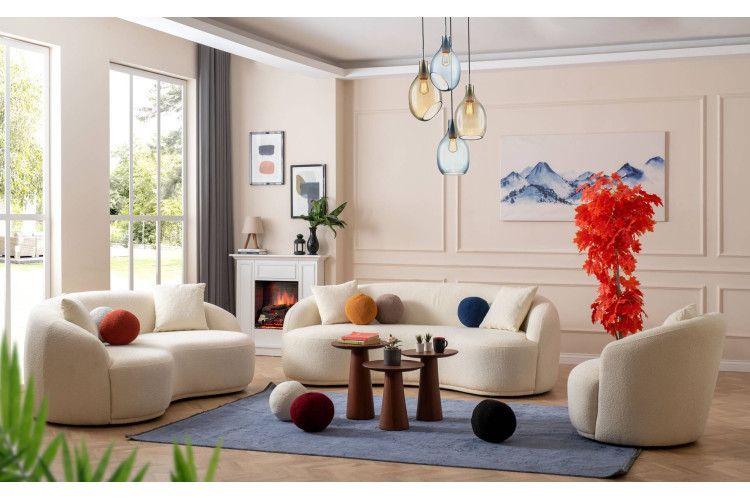 Snoppy Ecru Sofa Set - Enka Home - Enkahome - Online Furniture Store Inegol Furniture Snoppy Ecru Sofa Set - Enka Home - Enkahome - Online Furniture Store Inegol Furniture