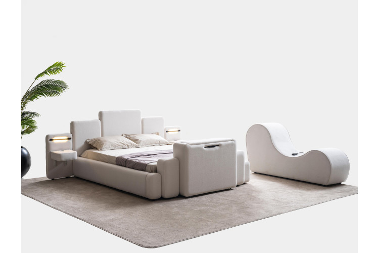 Soft TV Mechanism Smart Bed - Enka Home - Enkahome -  Online Furniture Store Inegol Furniture