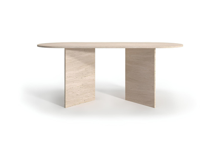 Soho Travertine Table - Enka Home - Enkahome -  Online Furniture Store Inegol Furniture