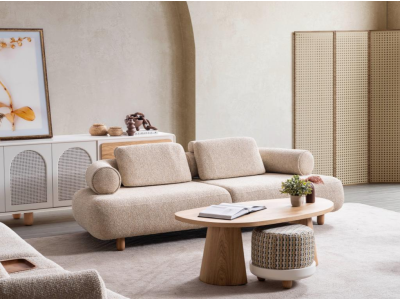 Stellato salontafel en poef