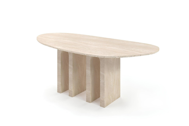 Swiss Travertine Table - Enka Home - Enkahome - Online Furniture Store Inegol Furniture Swiss Travertine Table - Enka Home - Enkahome - Online Furniture Store Inegol Furniture