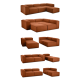 Urban Corner Sofa (300x190) - Enka Home - Enkahome -  Online Furniture Store Inegol Furniture