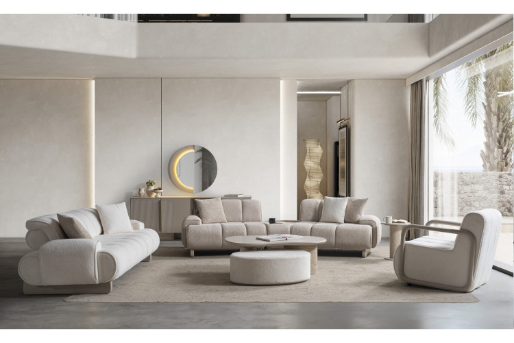 Velvet Dreisitzer-Sofa - Enka Home - Enkahome -  Online-Möbelhaus | Inegol Möbel