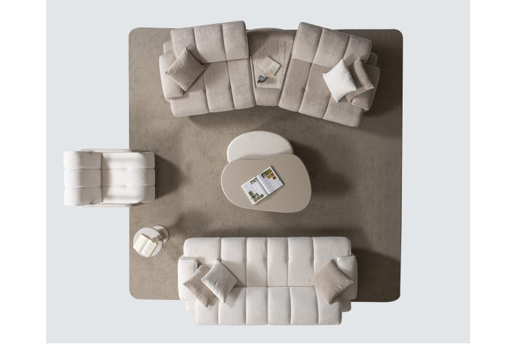 Velvet Dreisitzer-Sofa - Enka Home - Enkahome -  Online-Möbelhaus | Inegol Möbel