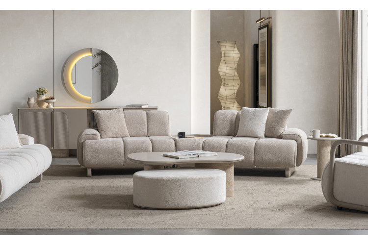 Velvettt Viersitzer-Sofa - Enka Home - Enkahome -  Online-Möbelhaus | Inegol Möbel