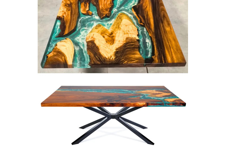 Wavo Epoxy Table - Enka Home - Enkahome -  Online Furniture Store Inegol Furniture