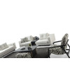 Anton Three Seater Sofa with Wooden Module