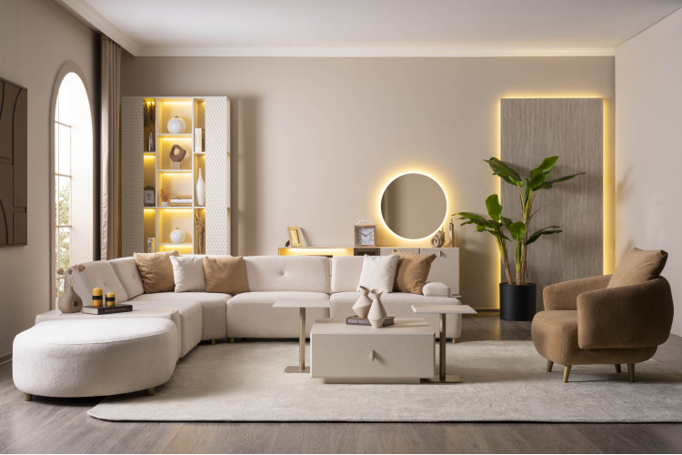 Beliz Corner Sofa Set (355x330) - Enka Home - Enkahome -  Online Furniture Store Inegol Furniture