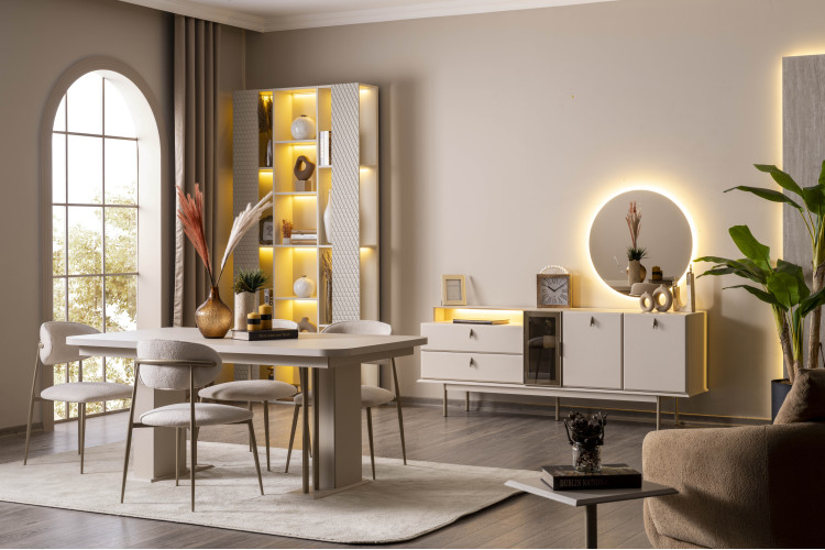 Beliz Dining Room Set - Enka Home - Enkahome -  Online Furniture Store Inegol Furniture